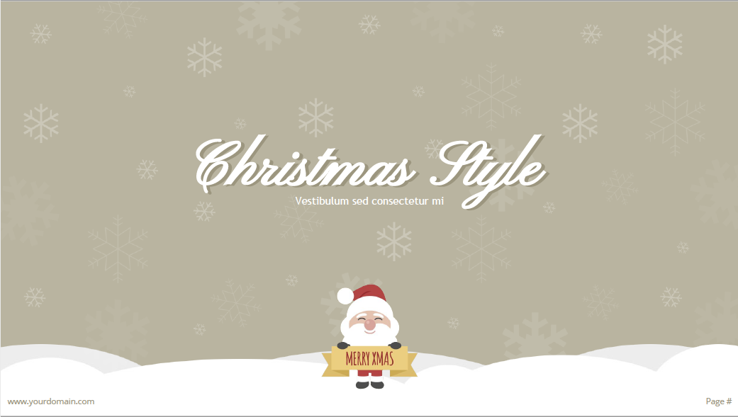 Christmas Template Google Slides