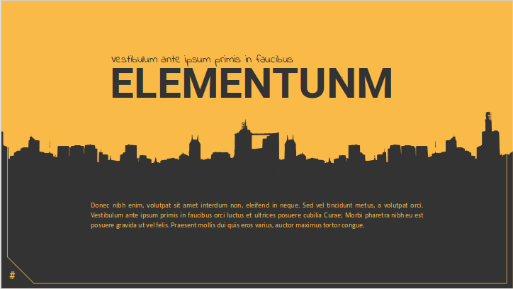 Elementum Präsentationsthema for Google Slides